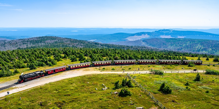 Journeying on the steam-hauled Brocken Railway
