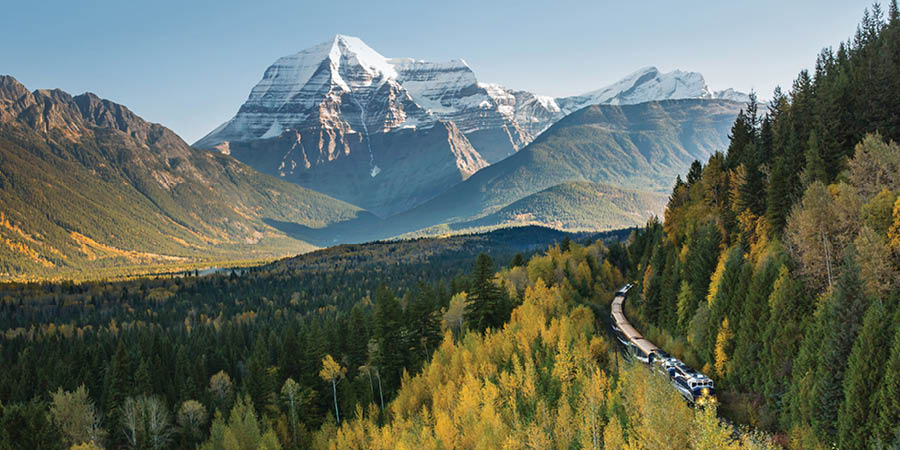 The iconic Rocky Mountaineer to Kamloops